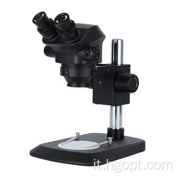 Microscopio stereo zoom incline a 45 gradi
